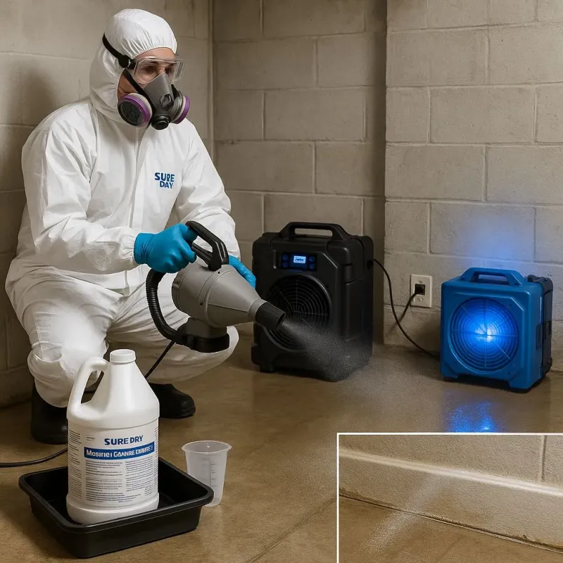 Sanitization and Odor Removal process in Irvine, CA